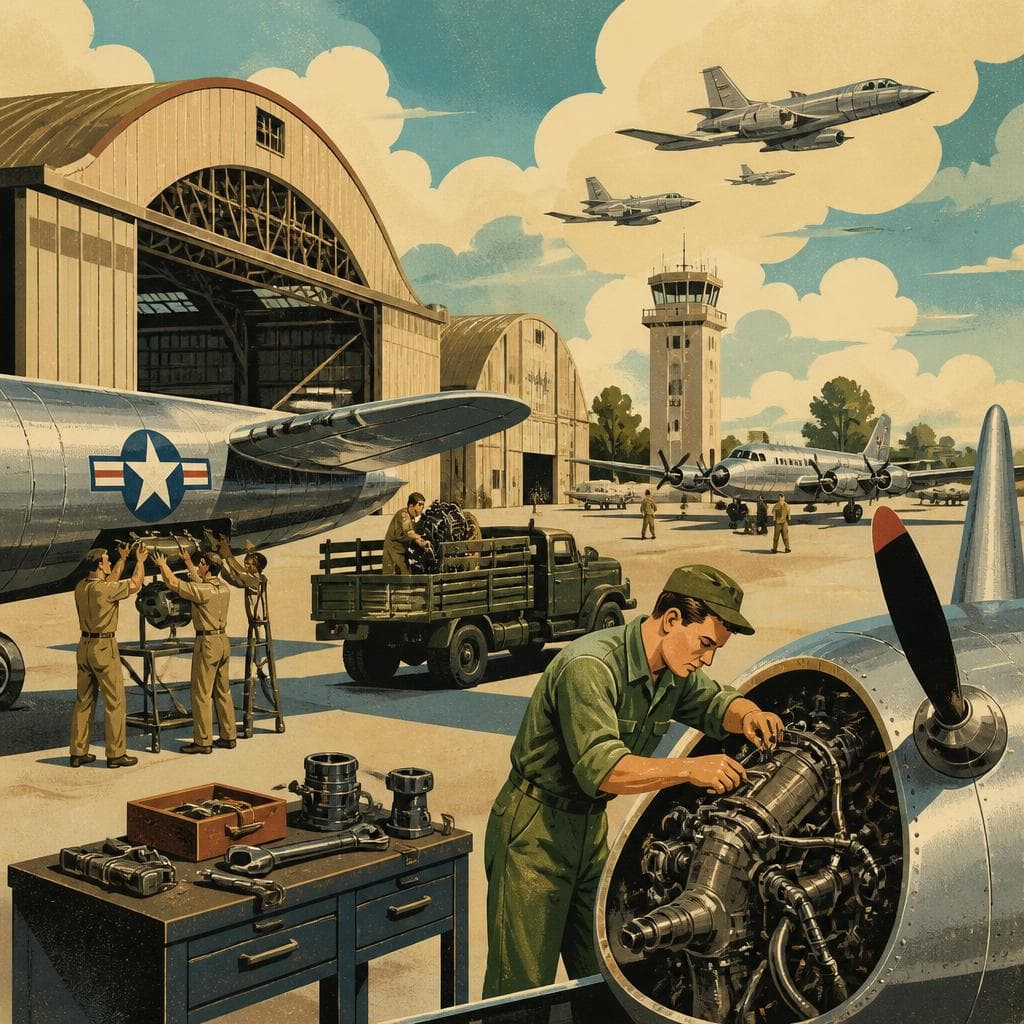 Cover art for The Base That Kept Them Flying