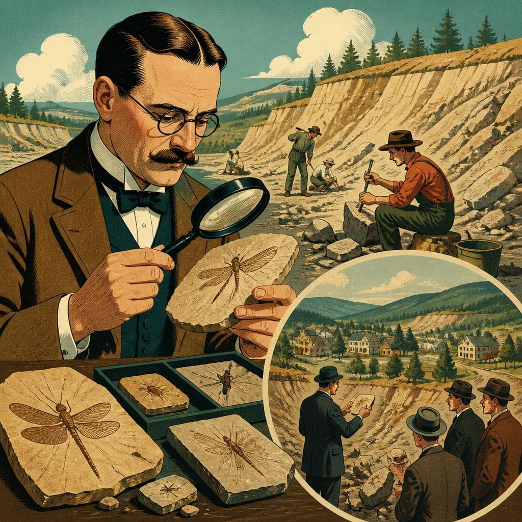 Cover art for The Man Who Made Florissant’s Insects Famous