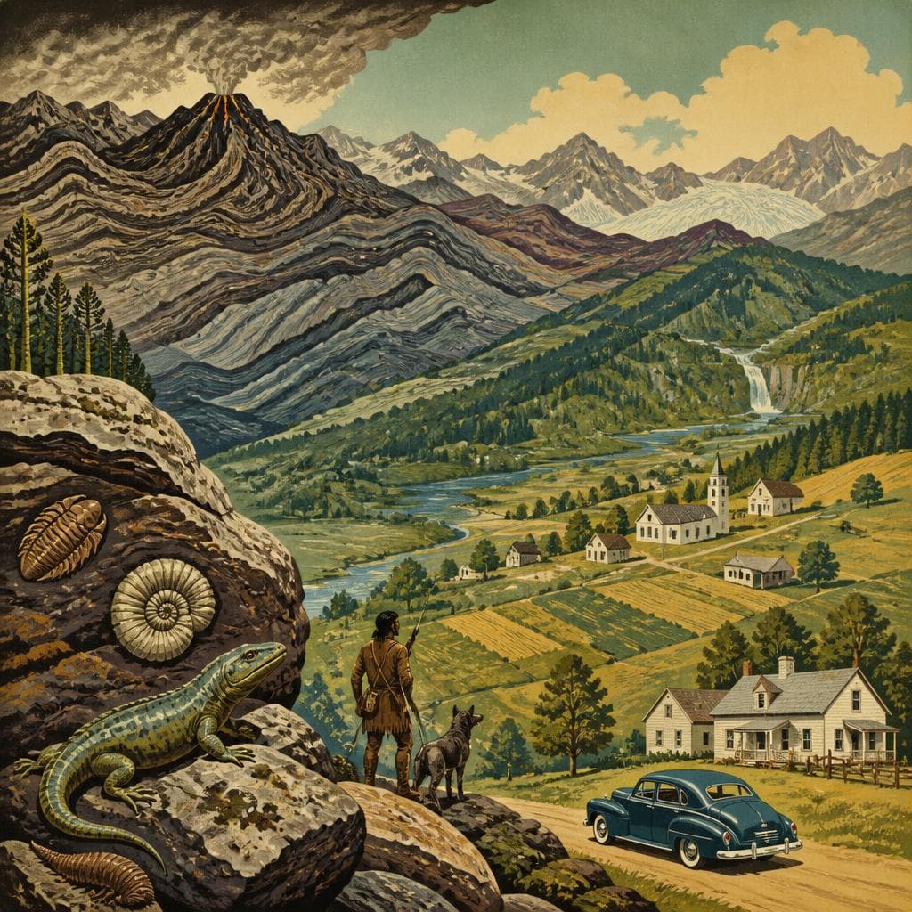 Cover art for A Young County in Very Old Mountains