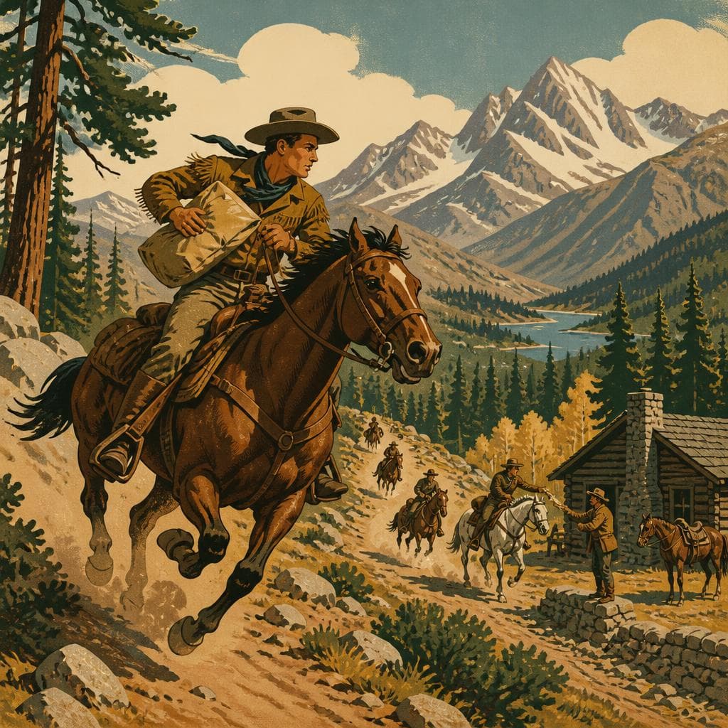 Cover art for Ten Days to California, One Hard Ride Through the Sierra