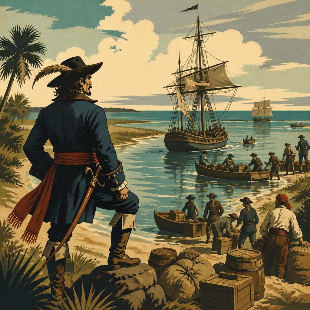 Cover art for Where the Coast Worked for Jean Lafitte