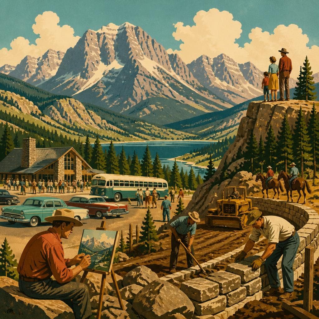 Cover art for When the Mountains Went to Work