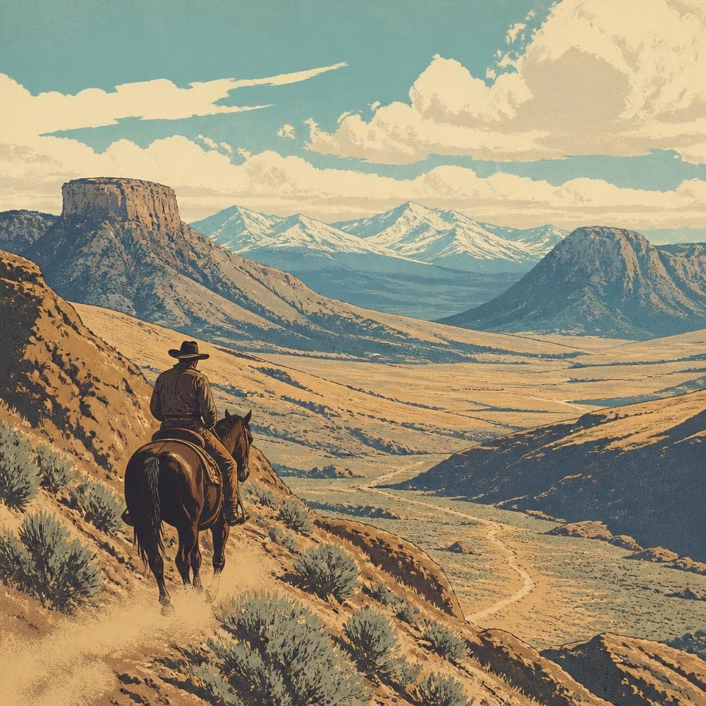 Cover art for The Country Between the Hideouts