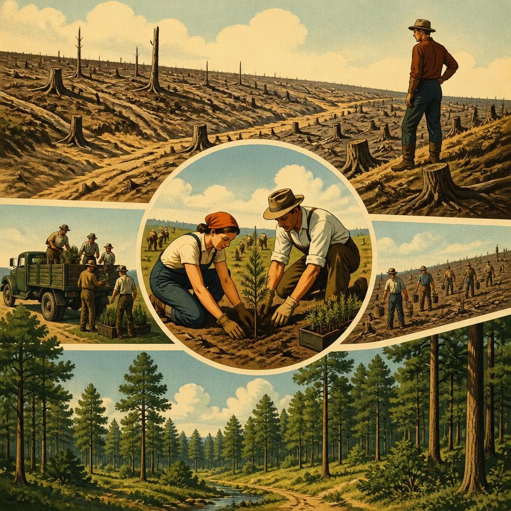 Cover art for How Cutover Land Became Bienville Forest