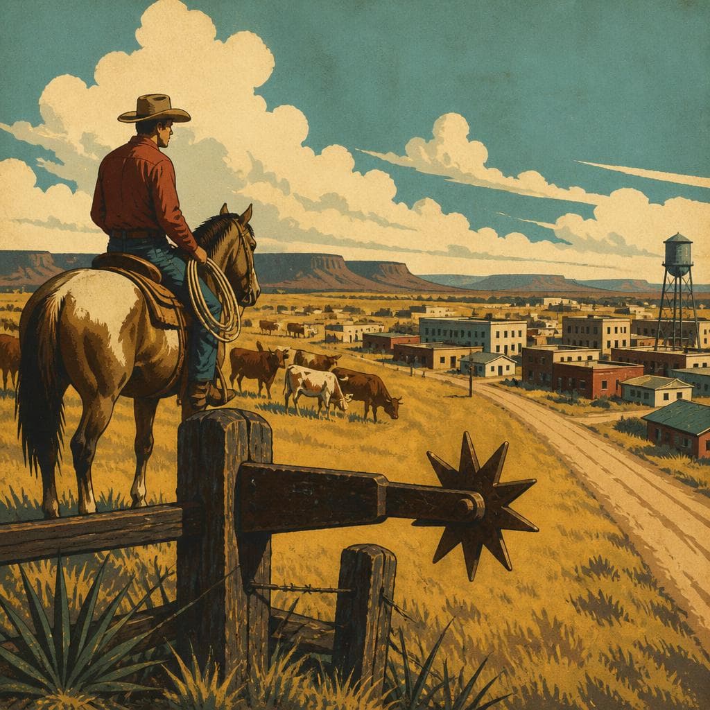Cover art for How a Ranch Named a Town