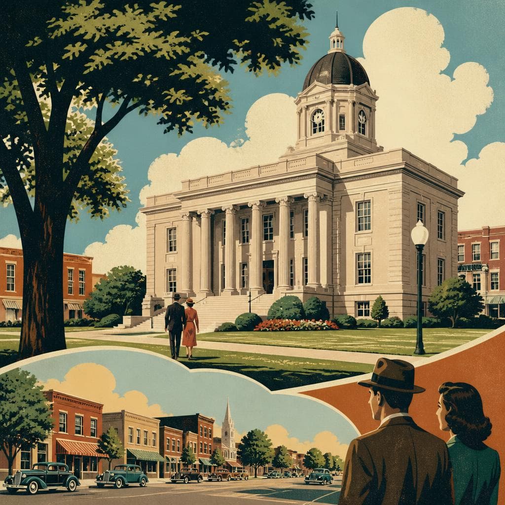 Cover art for The Courthouse That Gave Faulkner County a Face