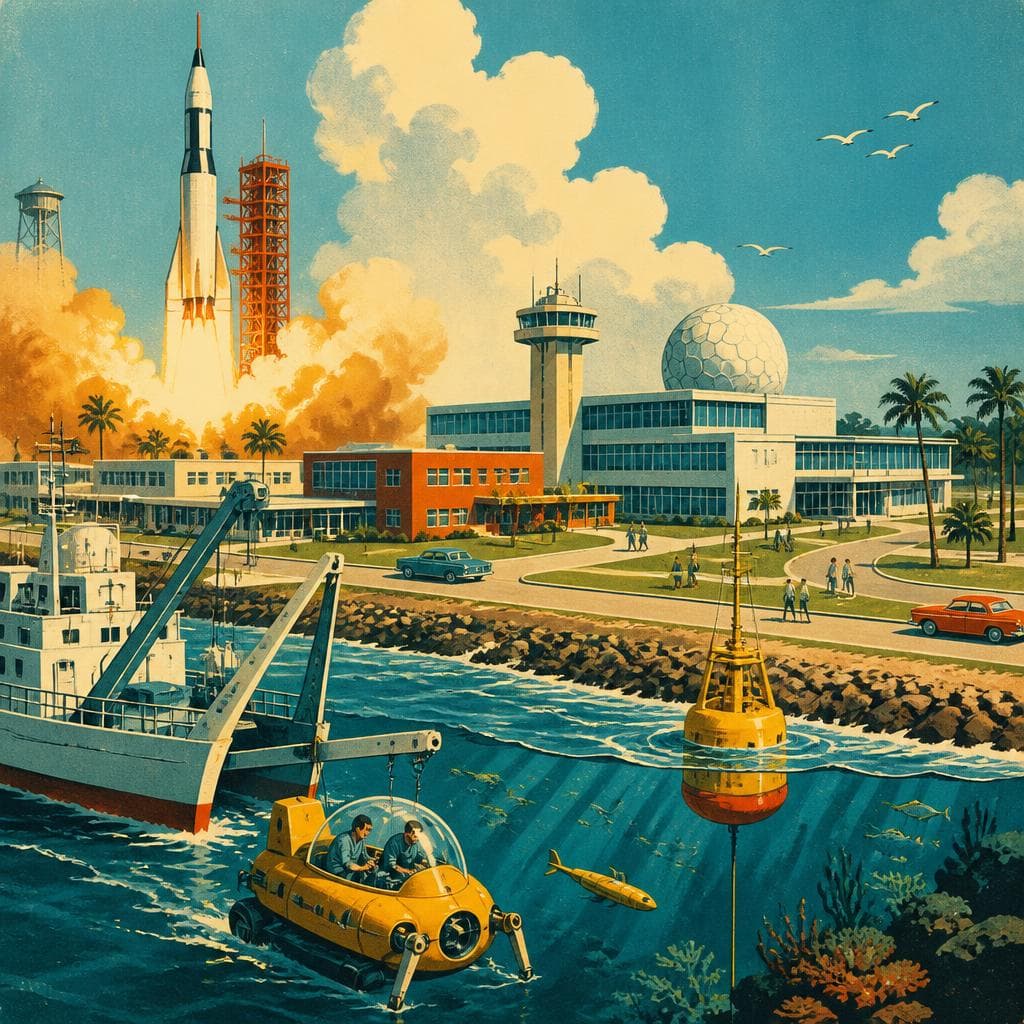 Cover art for Where Rocket Thunder Met Ocean Science