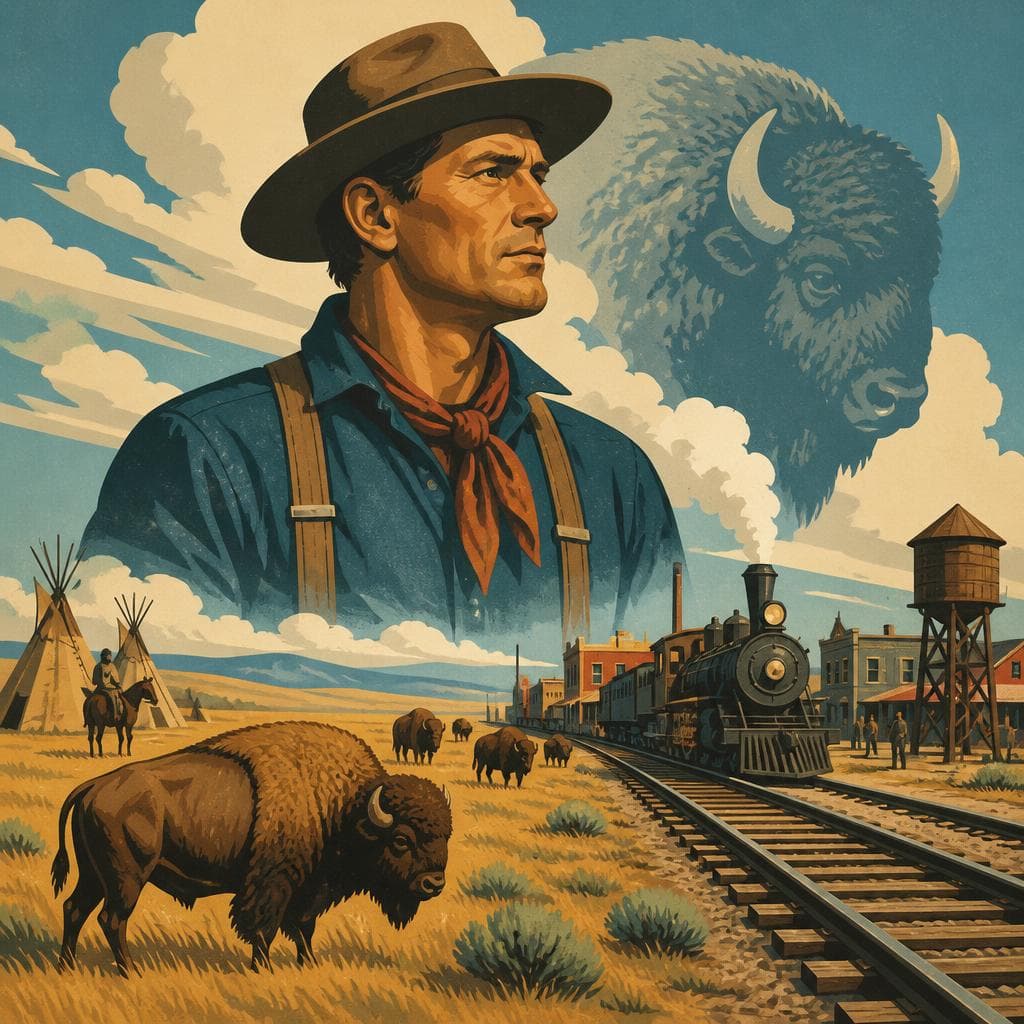 Cover art for A Railroad Town Named for the Buffalo Man
