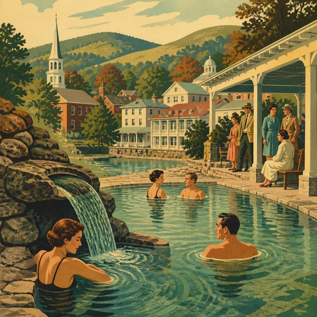 Cover art for Where a Town Rose Around Warm Water