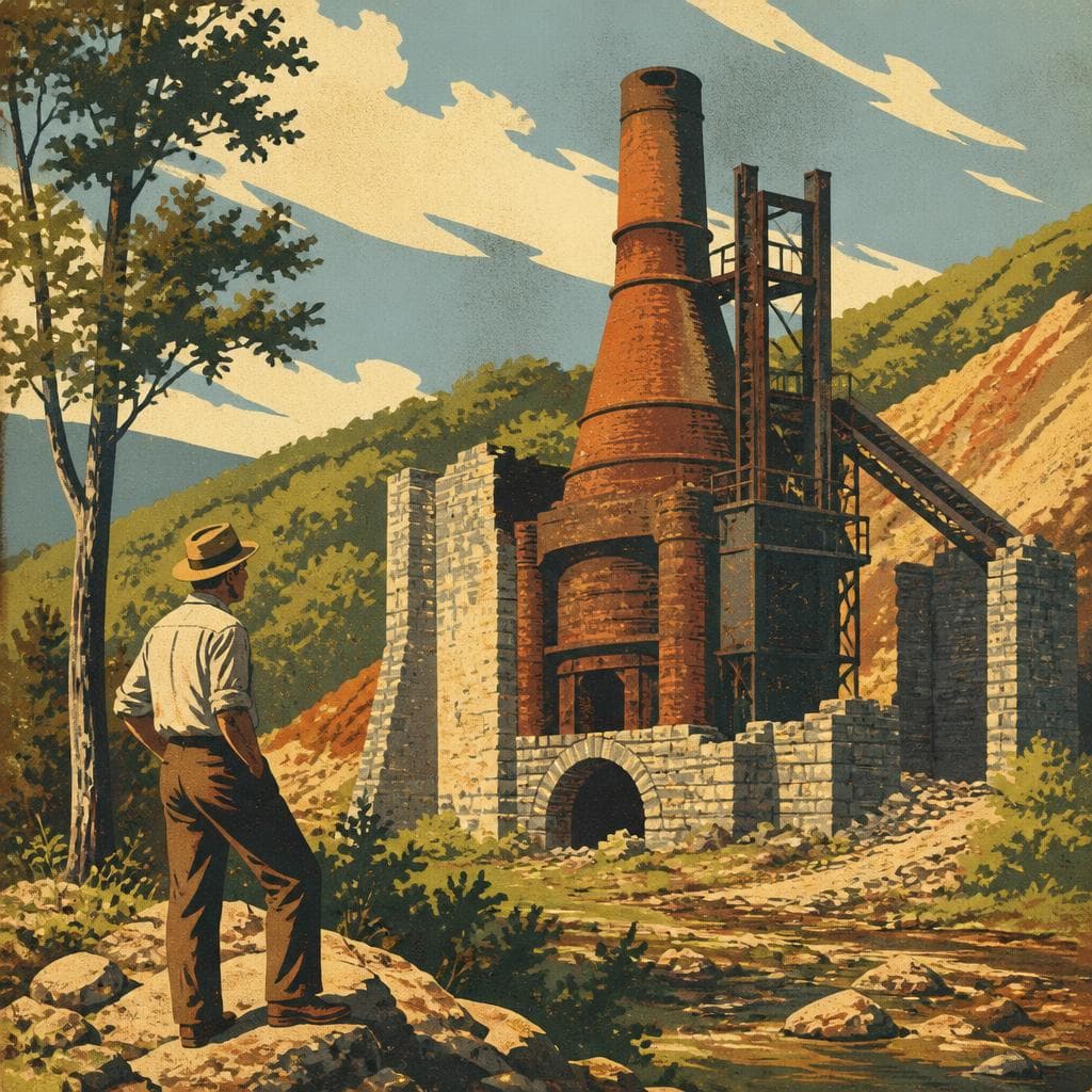 Cover art for The Iron Dream in Lee County’s Hills