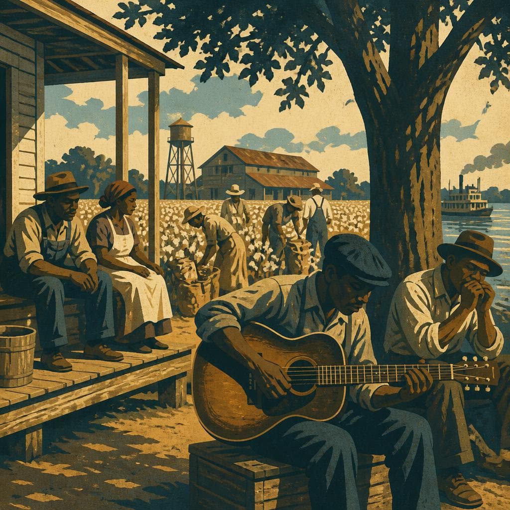 Cover art for Where the Delta Blues Took Shape