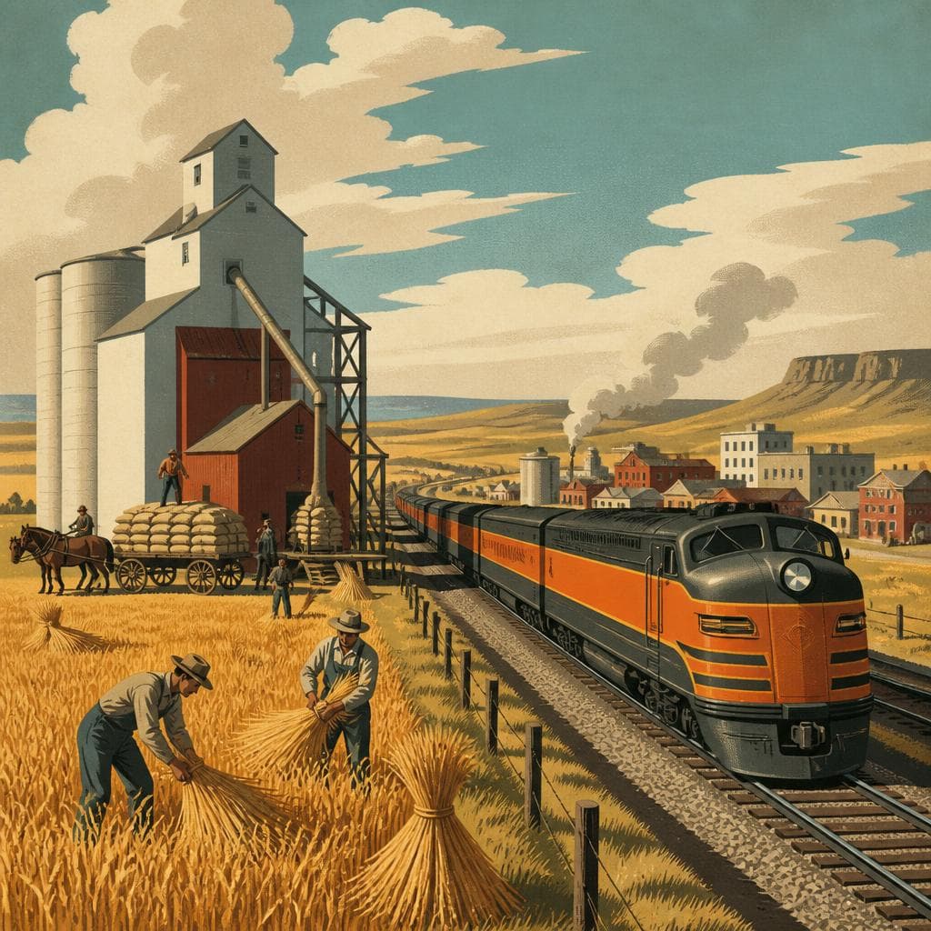 Cover art for Where Prairie Wheat Met a Continental Railroad