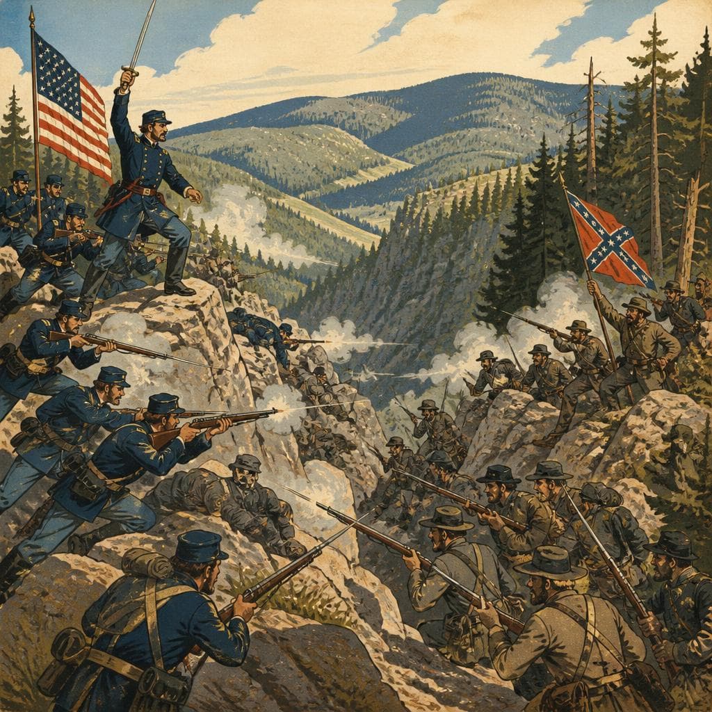 Cover art for The Mountain Fight That Closed the War in West Virginia