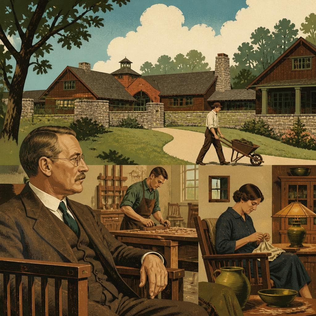 Cover art for Gustav Stickley’s Whole Idea at Craftsman Farms