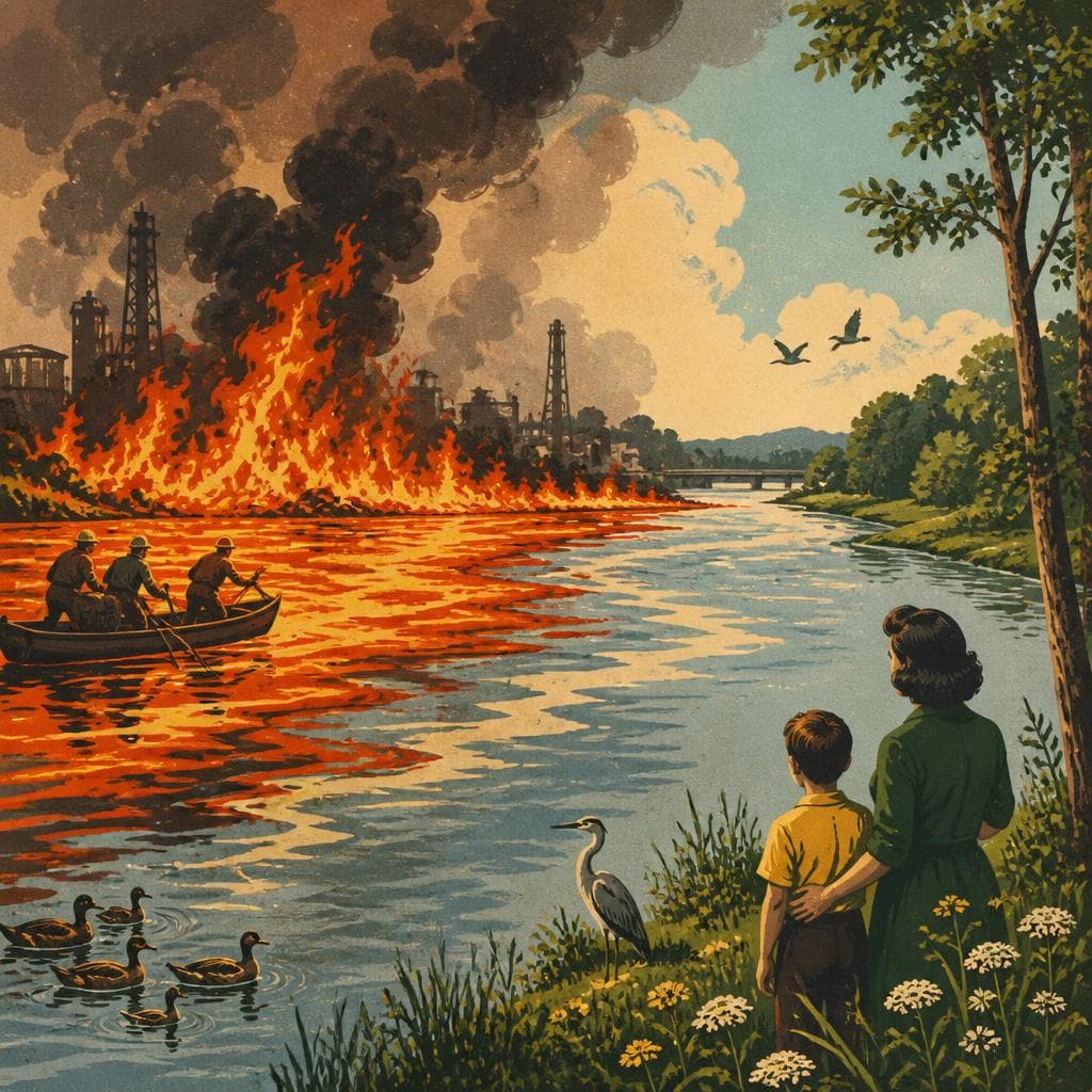 Cover art for When a River Fire Changed the Country