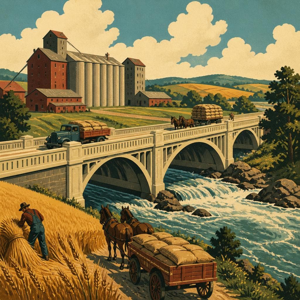 Cover art for Where Grain Crossed the Whitewater