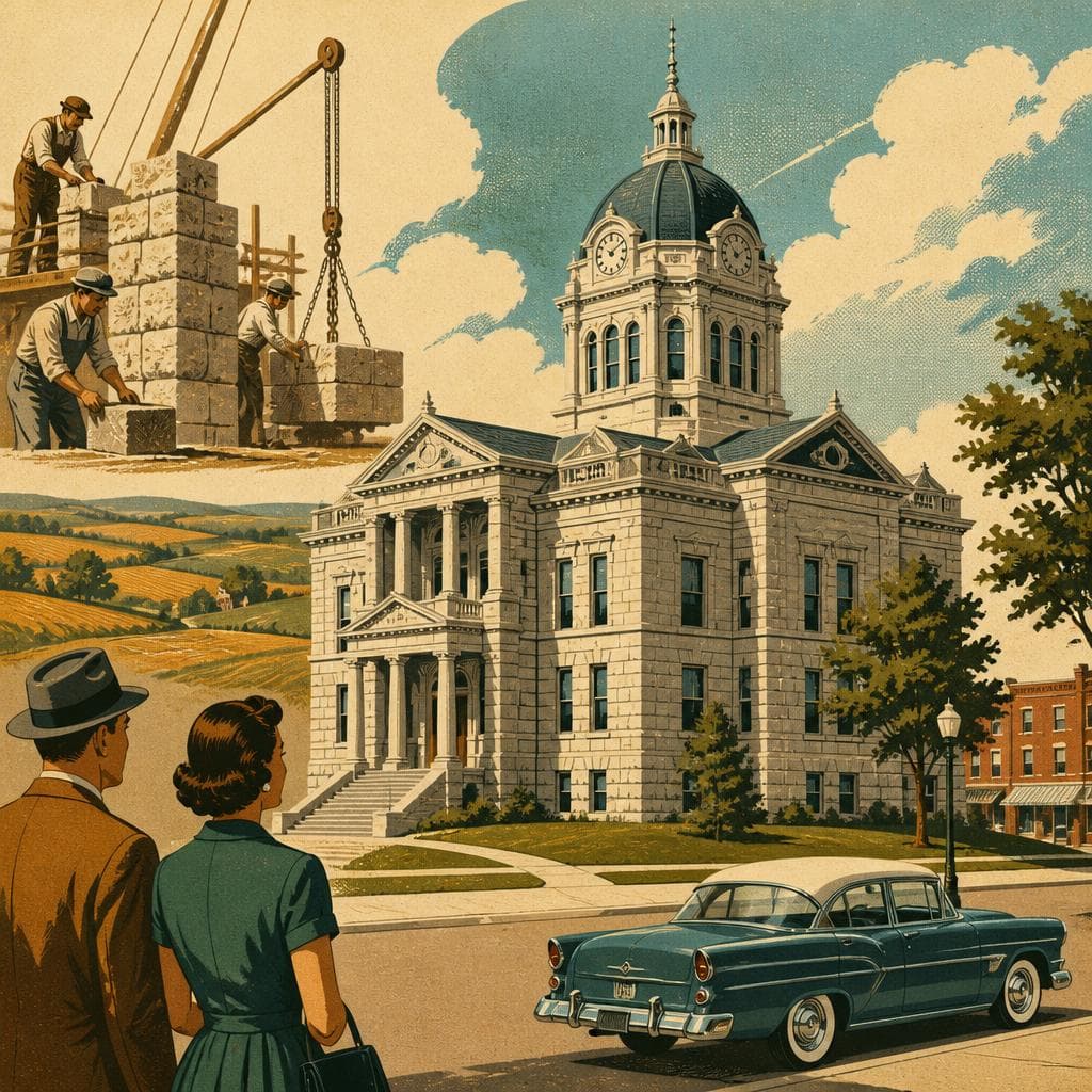 Cover art for When Iowa Counties Built in Stone