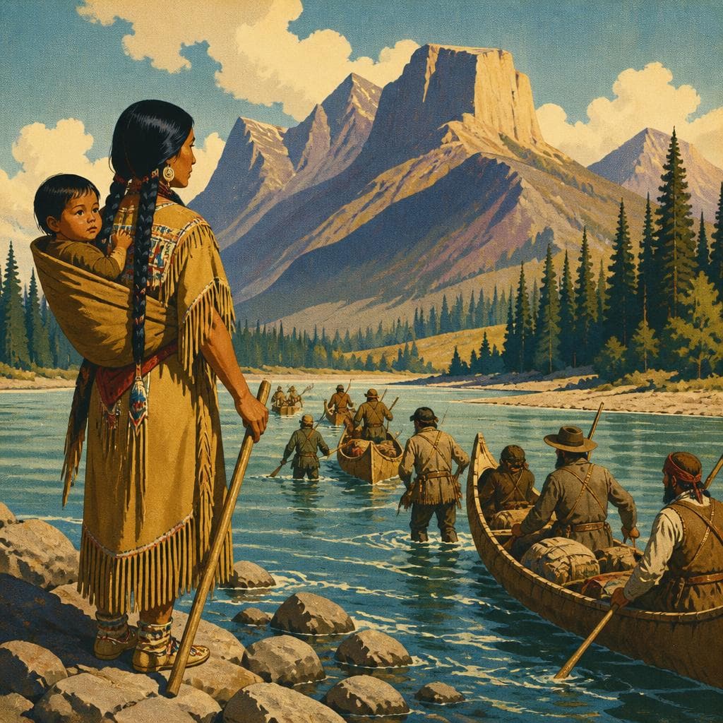 Cover art for Where the Mountains Remember Sacagawea