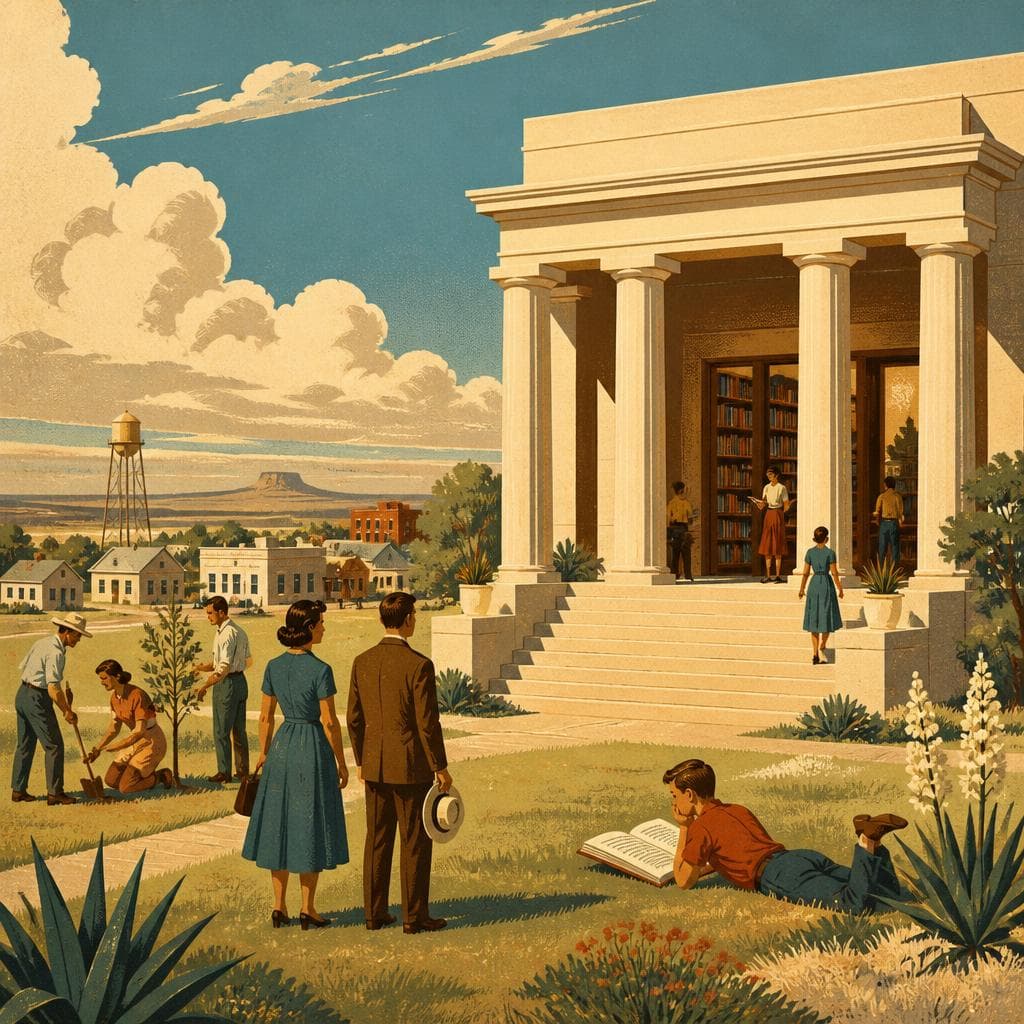 Cover art for A Temple of Books on the Plains