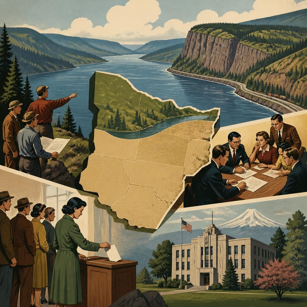 Cover art for A County Drawn From the Gorge