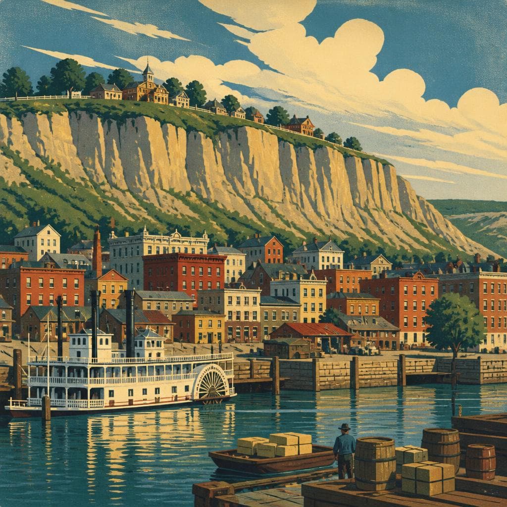 Cover art for Where the Bluff Shaped the Town