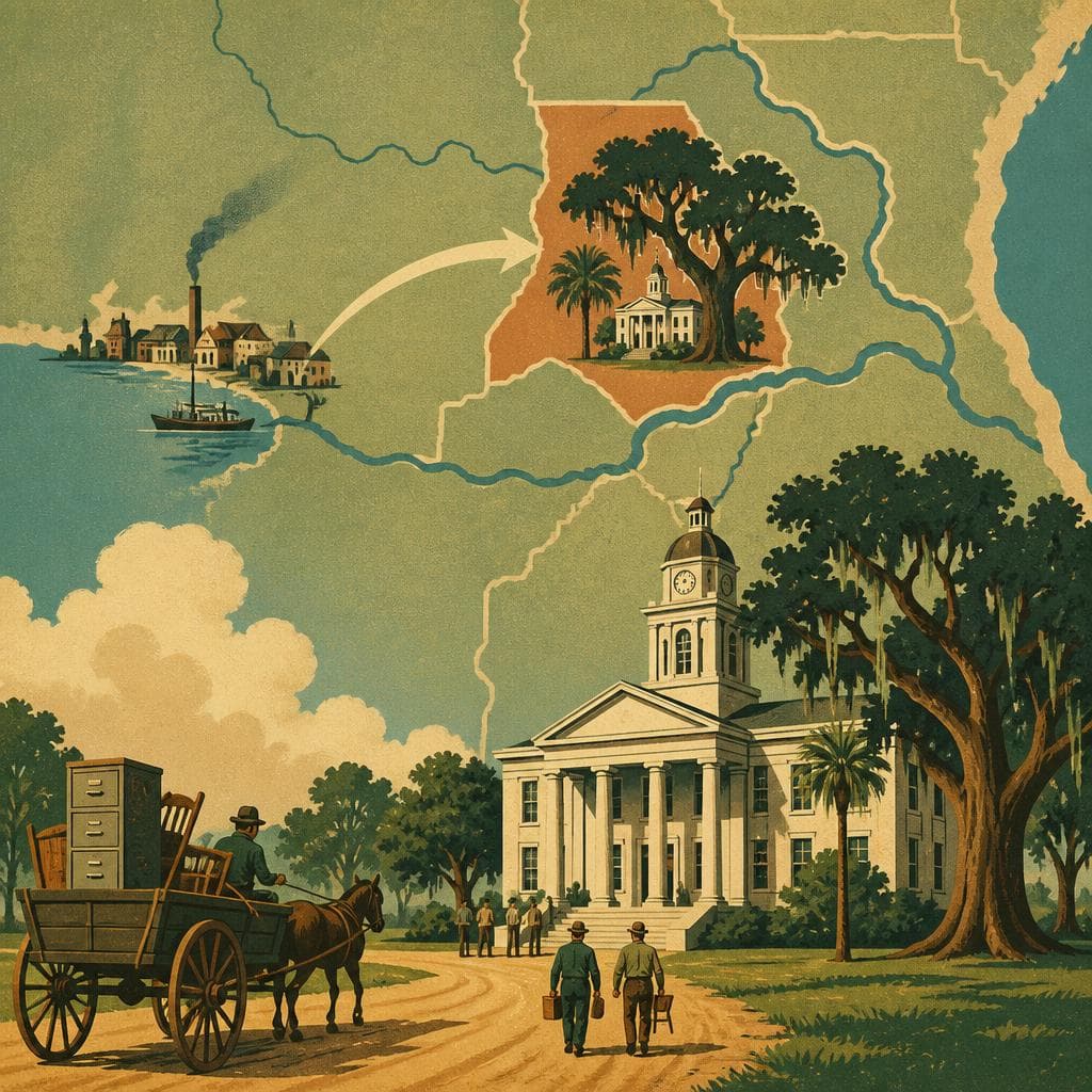Cover art for When the County Seat Followed the Map