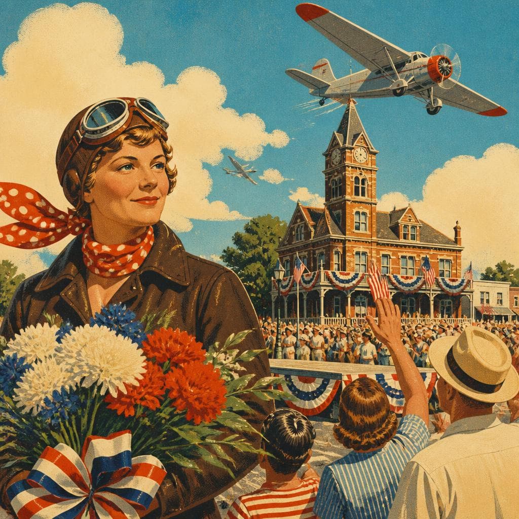 Cover art for When Atchison Throws a Birthday for Amelia Earhart