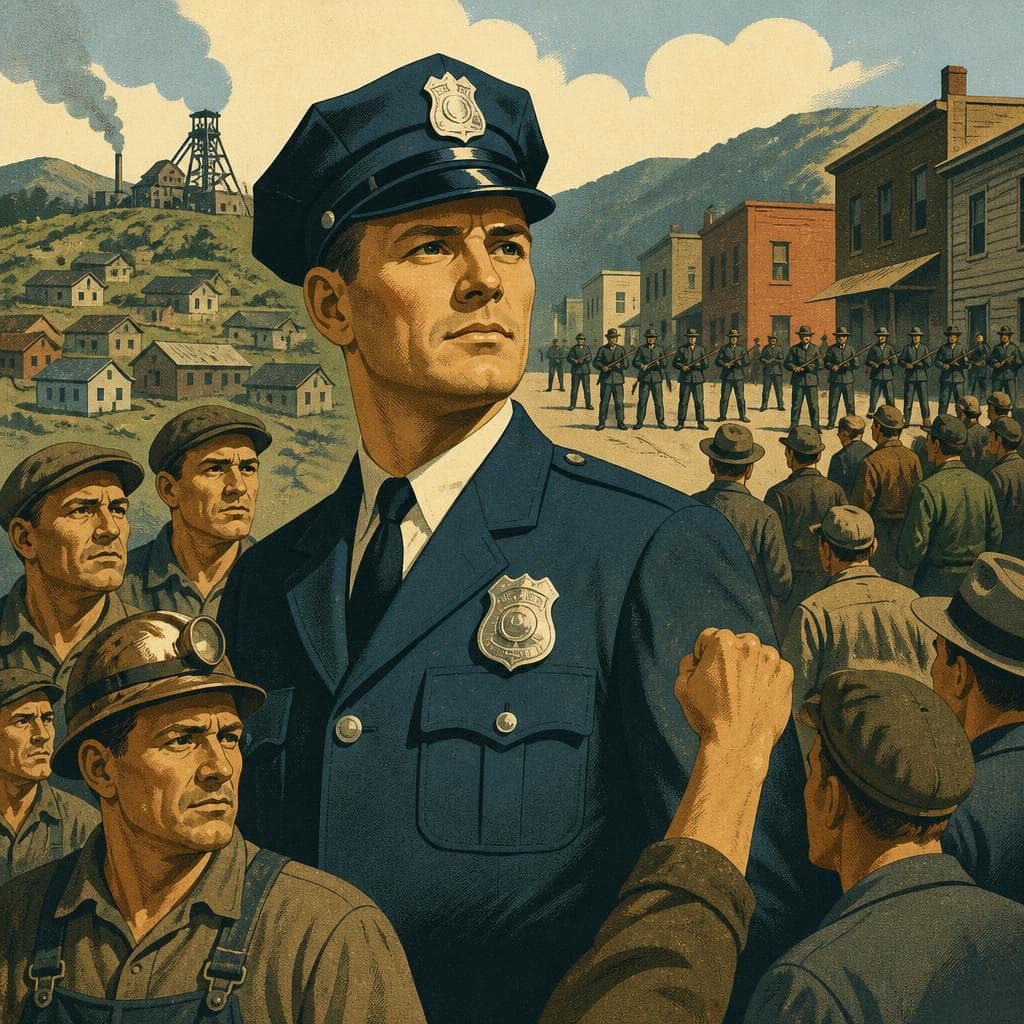 Cover art for Sid Hatfield and the Badge in Matewan