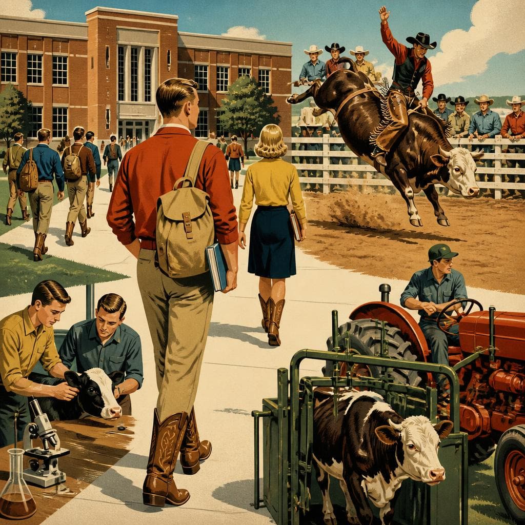 Cover art for Where College Athletes Wear Boots to Class