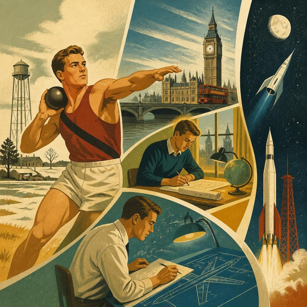 Cover art for From Hallock to London to the Space Age