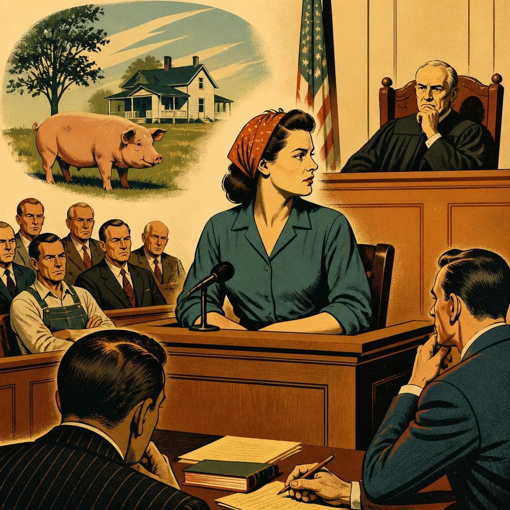 Cover art for When the Pig Woman Took the Stand