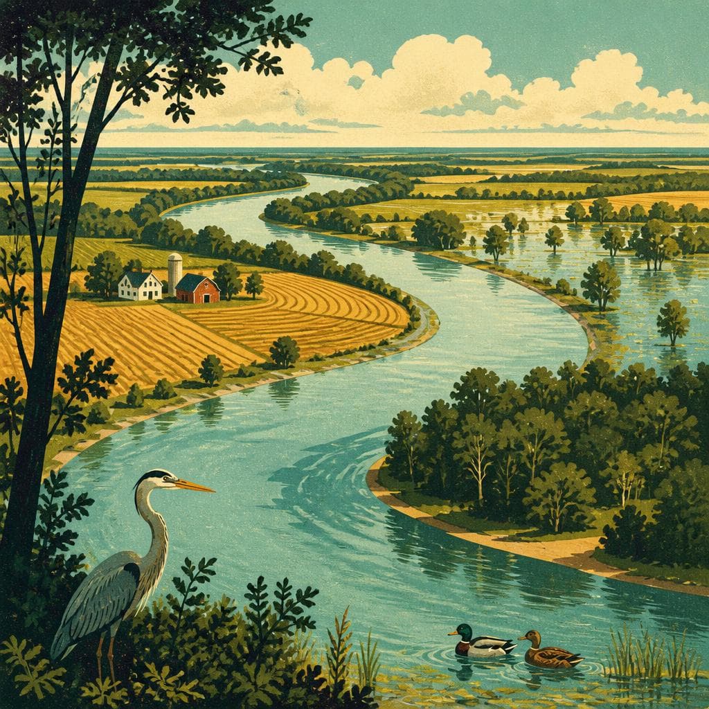 Cover art for A River Bent to the Land