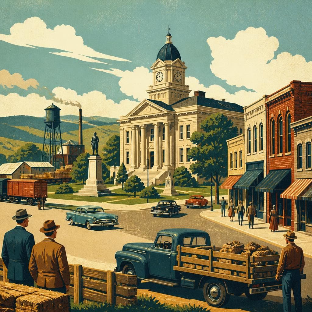 Cover art for The County Seat That Kept Its Place