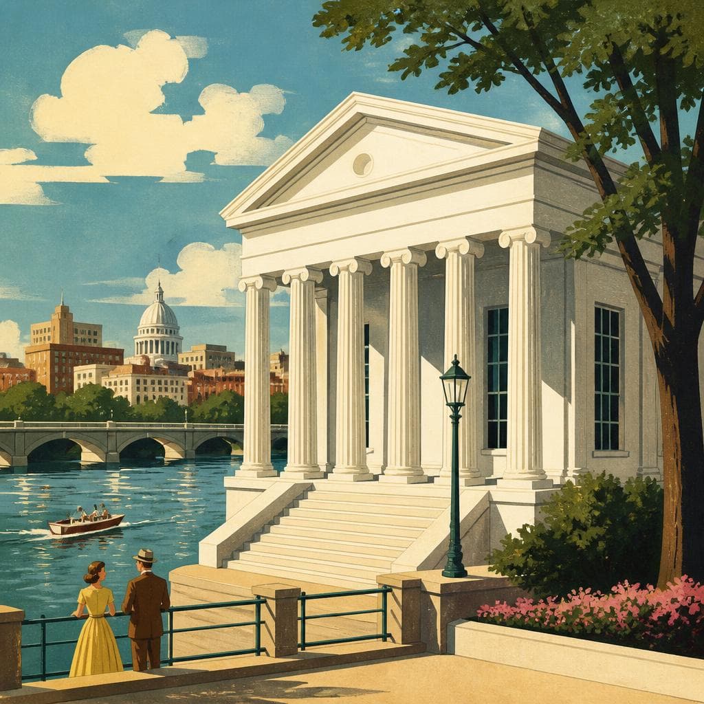 Cover art for A Temple Front for a River City Life