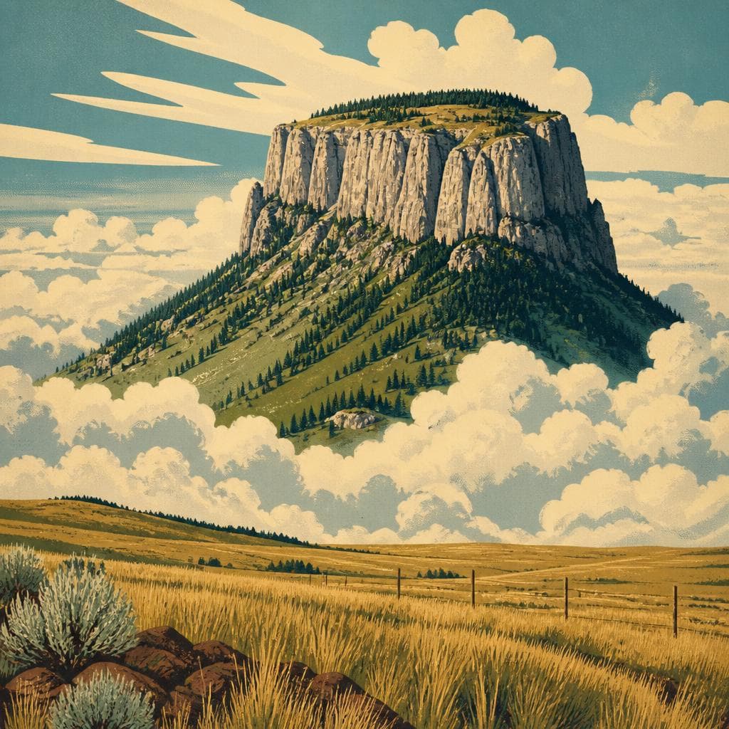 Cover art for Where the Prairie Turns Into an Island in the Sky