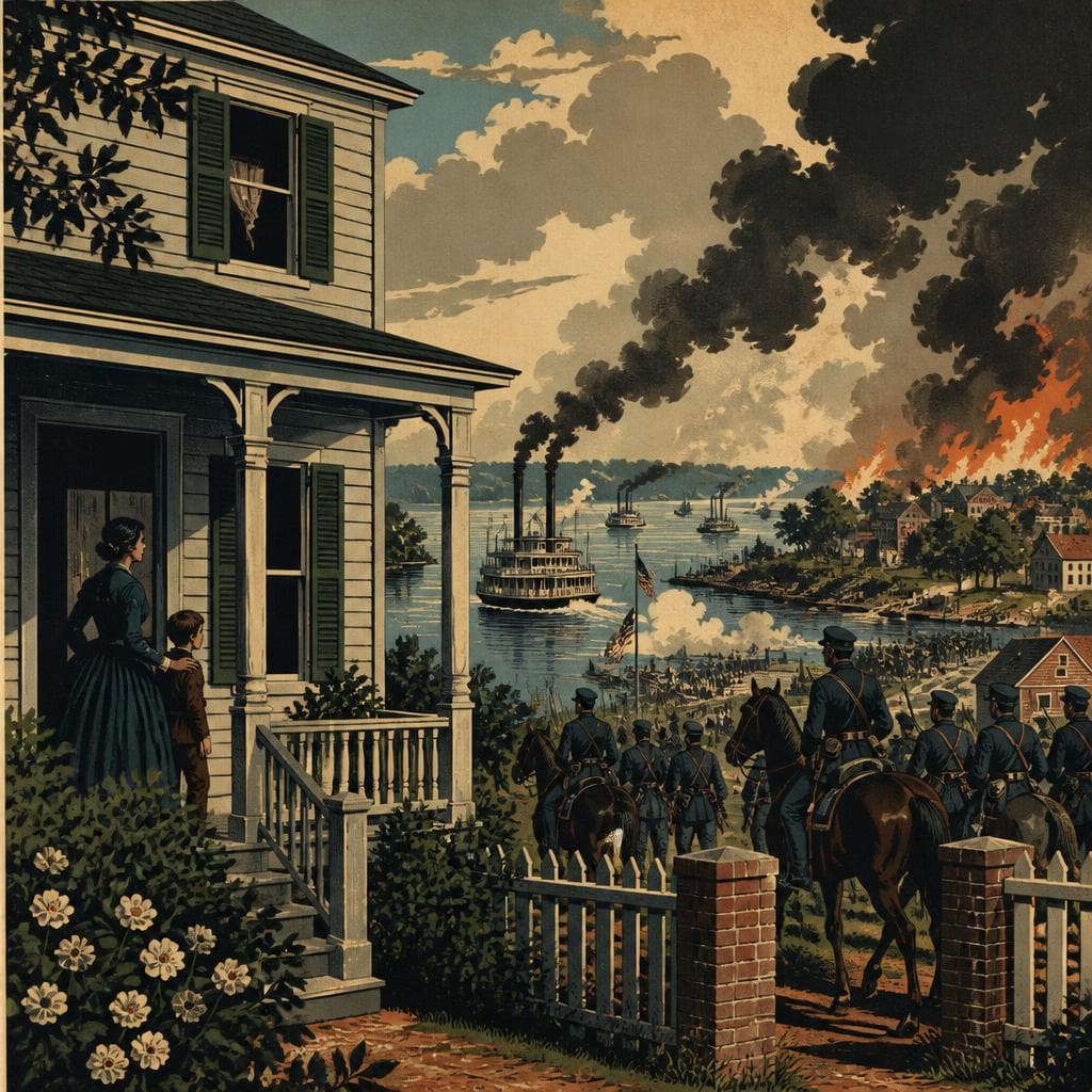 Cover art for When War Reached the River House