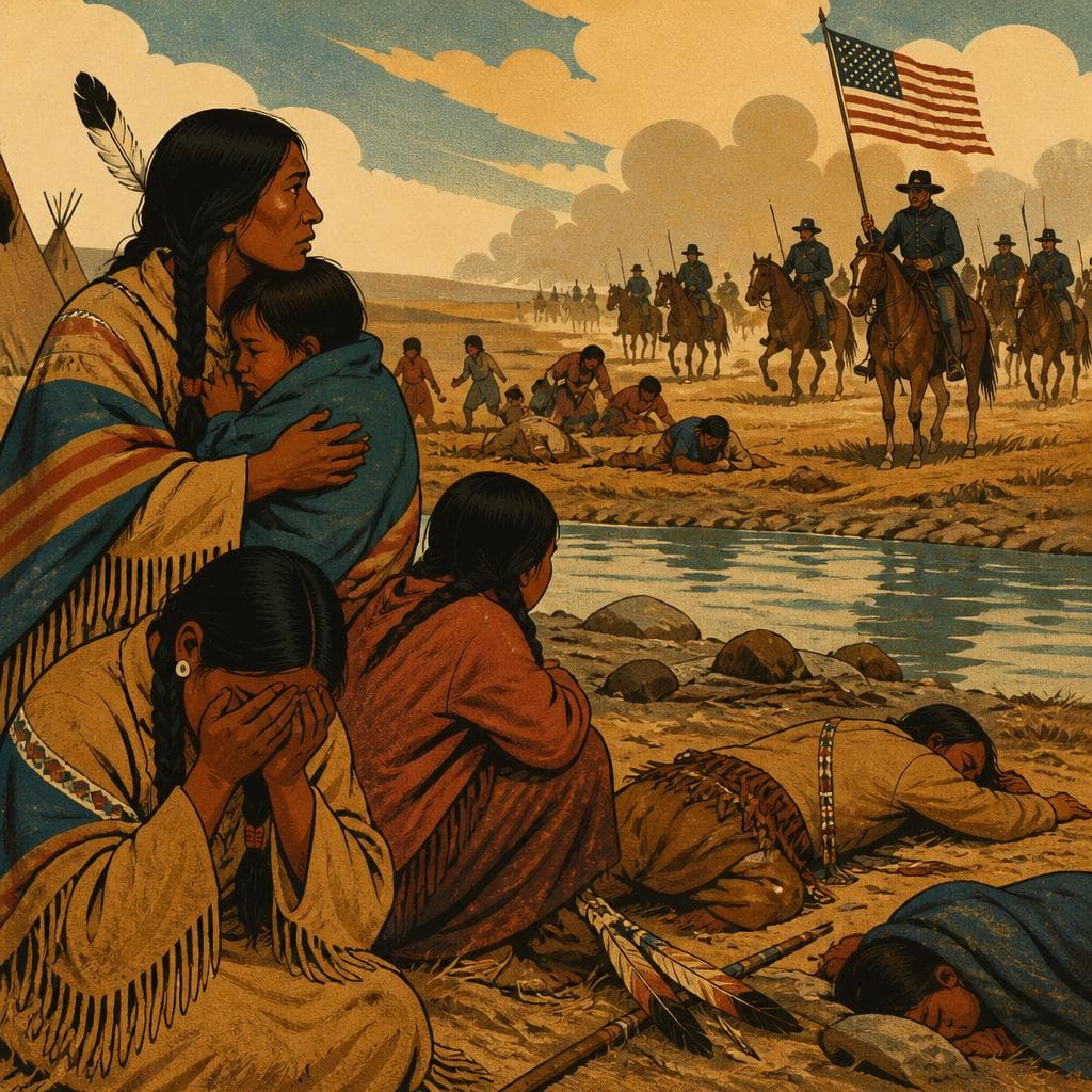 Cover art for Under Flags of Peace, Sand Creek