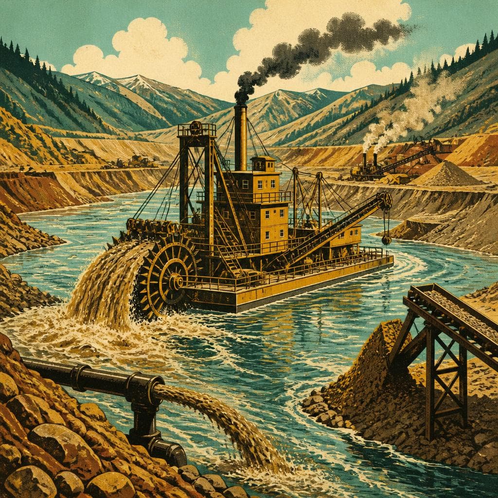 Cover art for The Machine That Turned a River Valley Inside Out