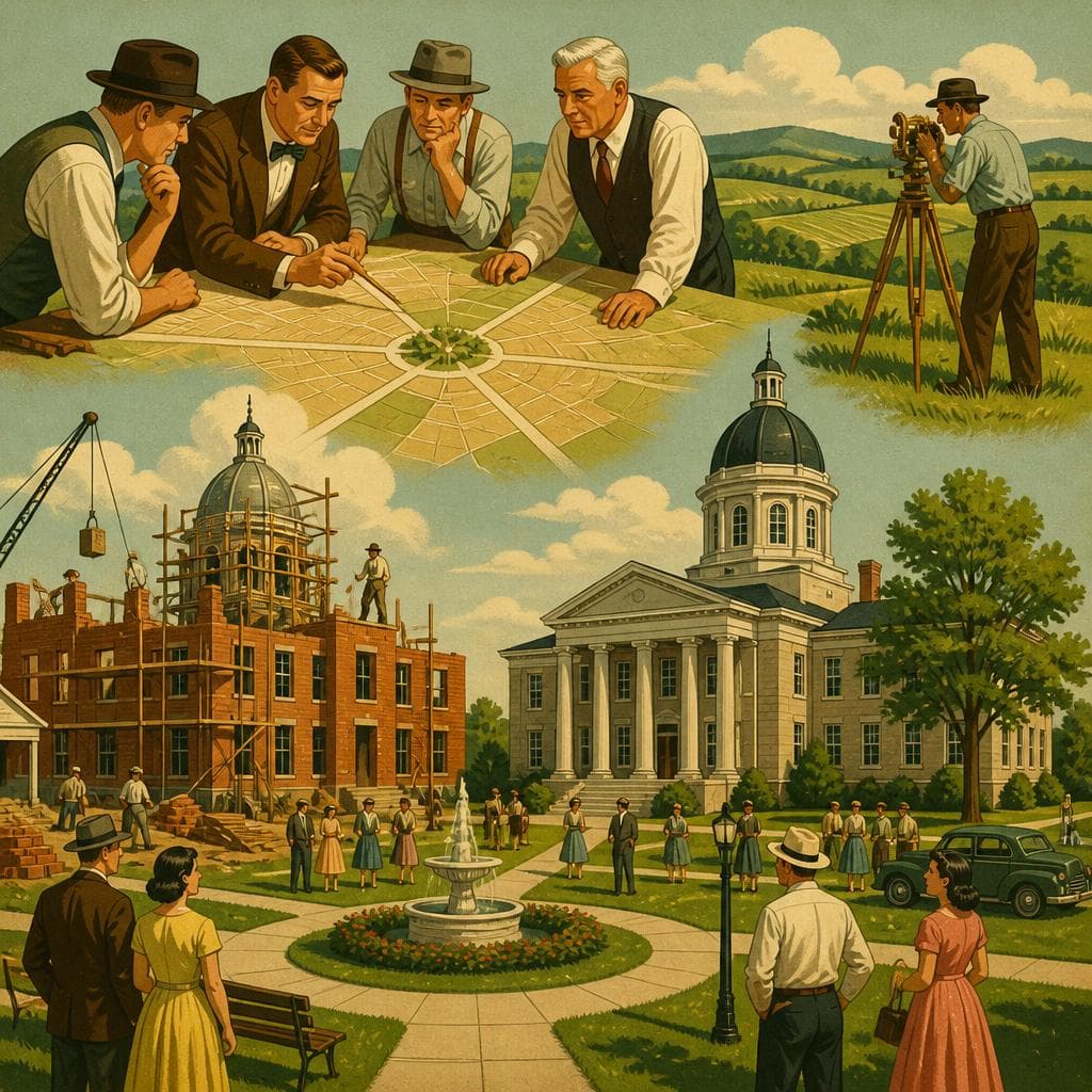 Cover art for A County Seat Drawn Into Being