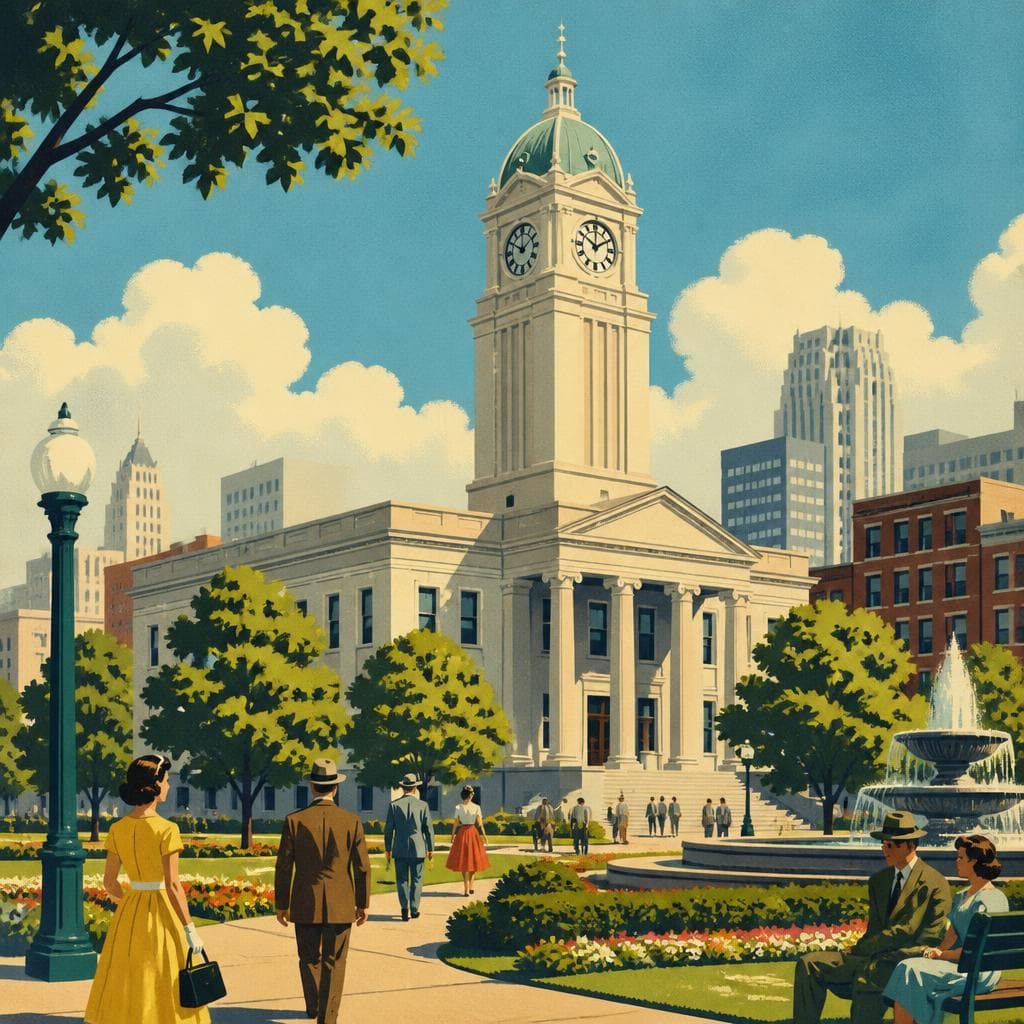 Cover art for The Clock Tower at the Center of Town