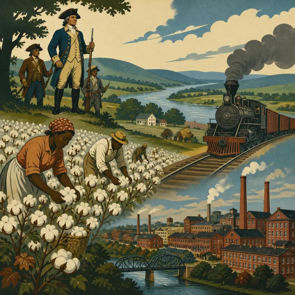 Cover art for A County Named in Revolution, Remade by Cotton and Rail