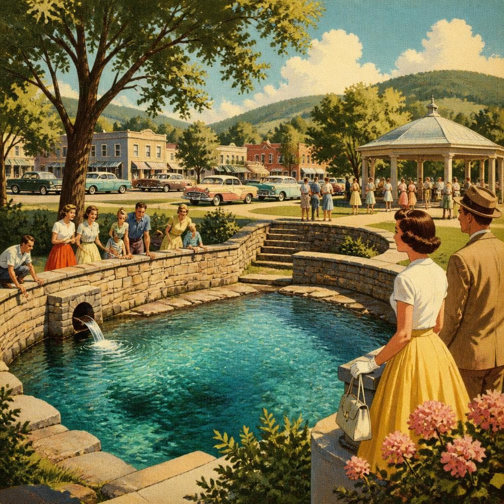 Cover art for The Spring That Named a Town