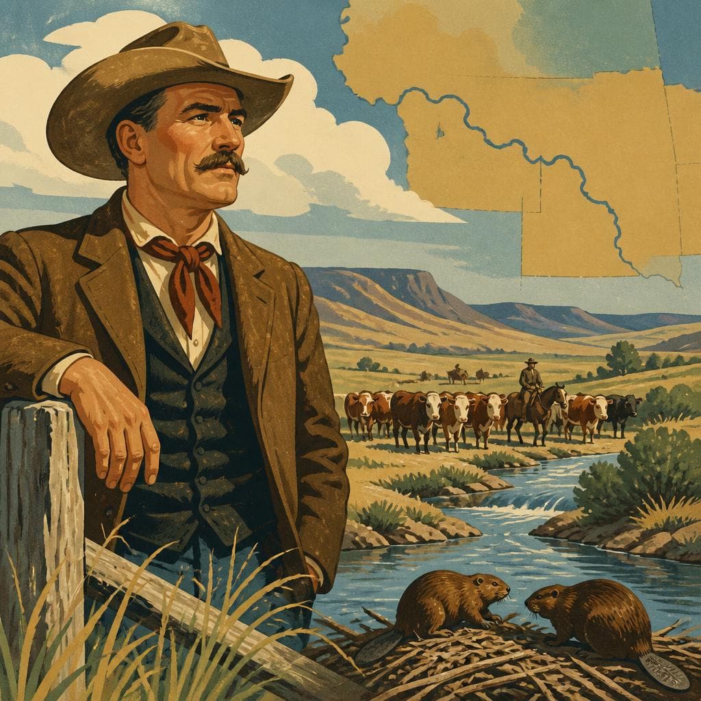 Cover art for The Cattleman Who Named a Country