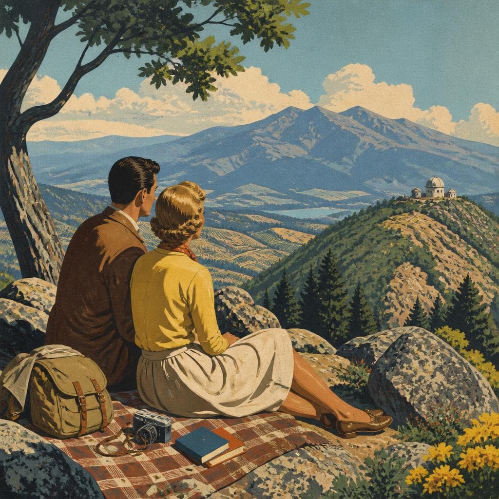 Cover art for A Honeymoon on Mount Saint Helena