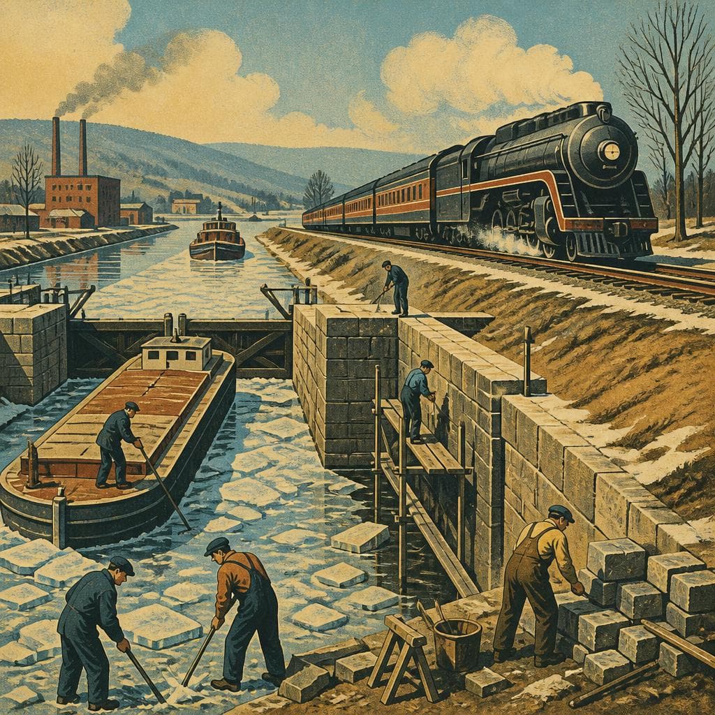 Cover art for When the Waterway Lost the Race