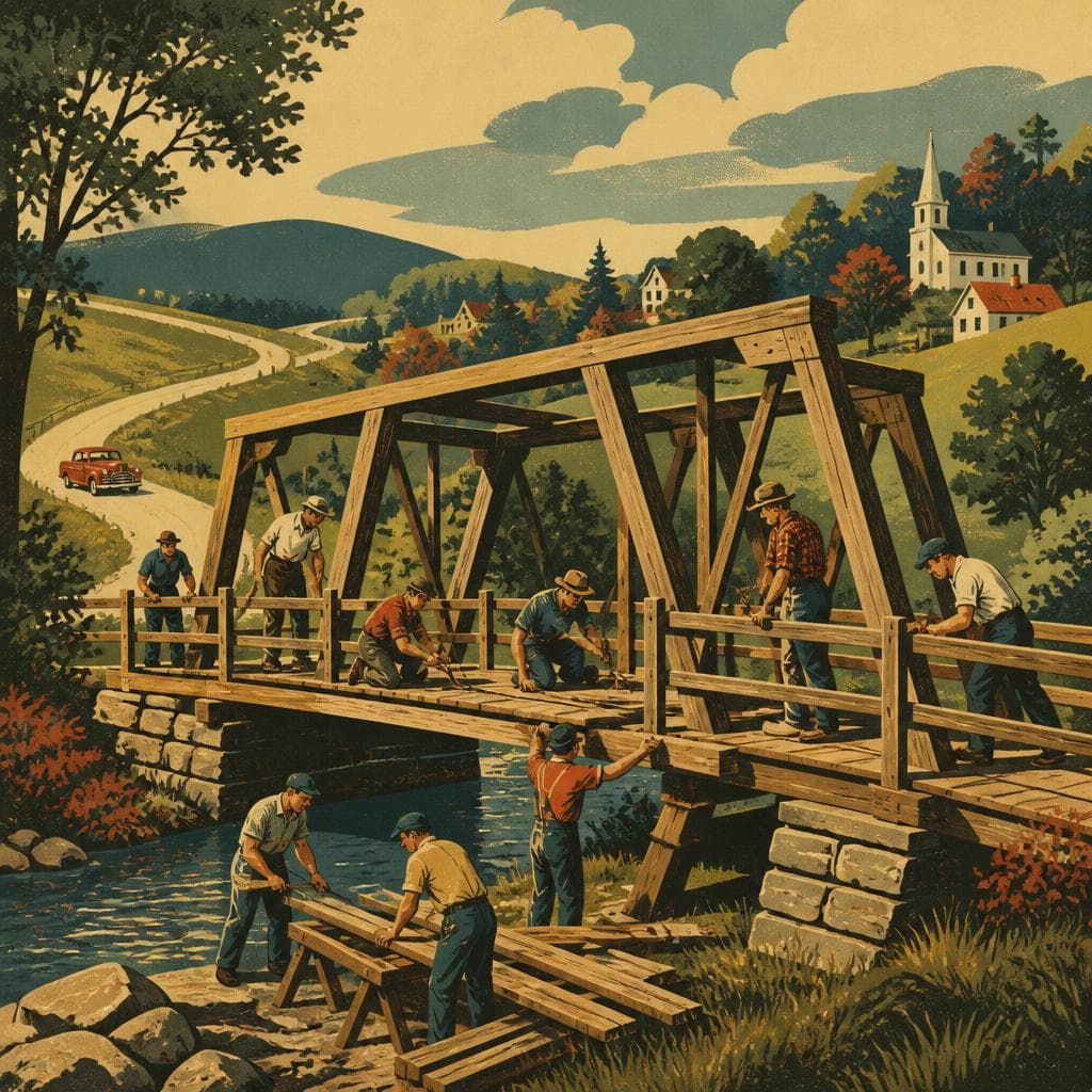 Cover art for When the Road Moved On, the Bridge Stayed