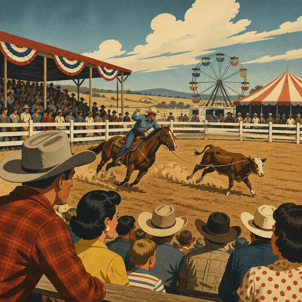 Cover art for Where Ranch Work Becomes a Fairground Spectacle