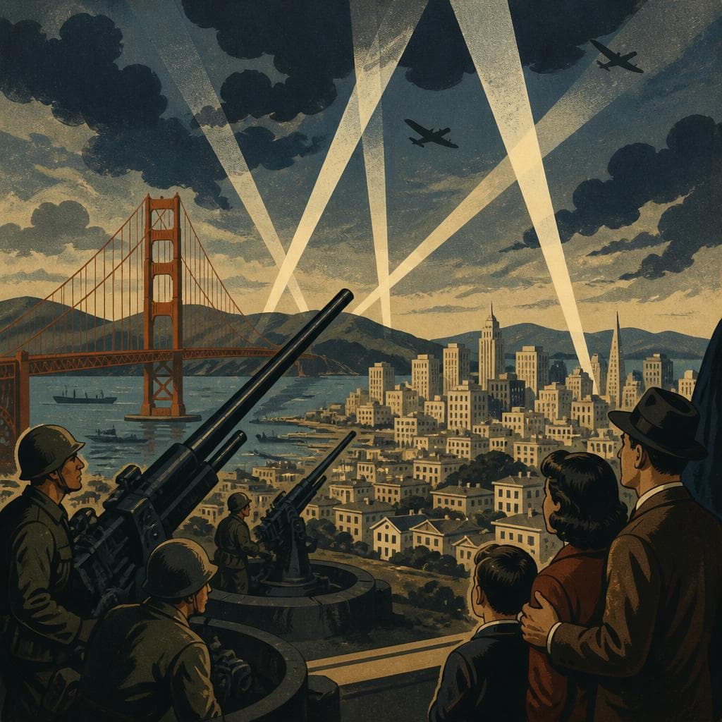 Cover art for When War Darkened San Francisco
