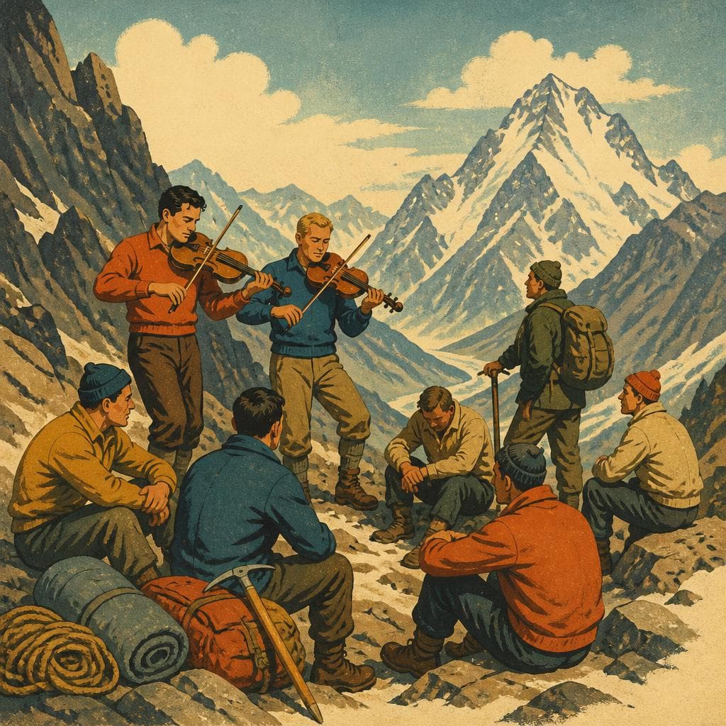 Cover art for Fiddles, Footsteps, and the Edge of the Mountains