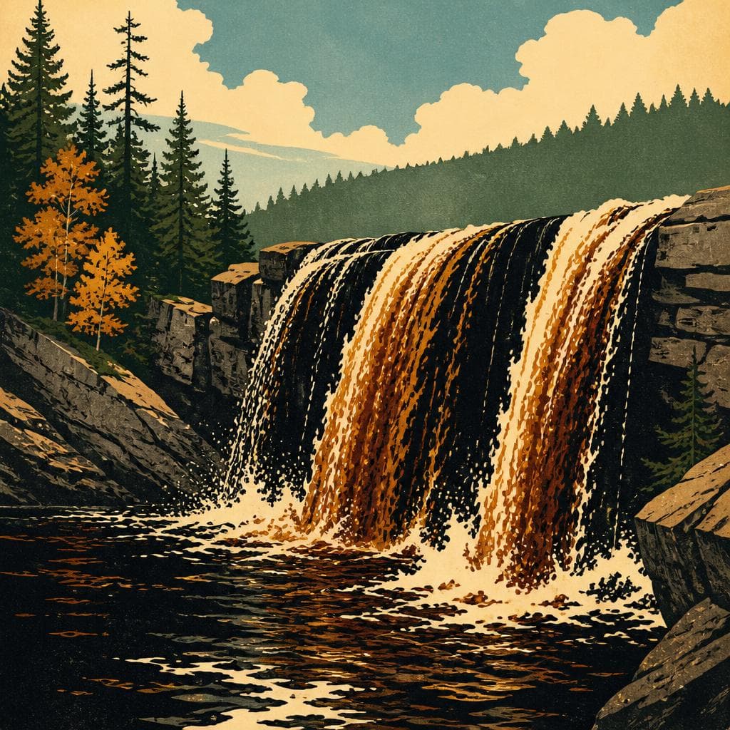 Cover art for Why Blackwater Falls Runs Dark